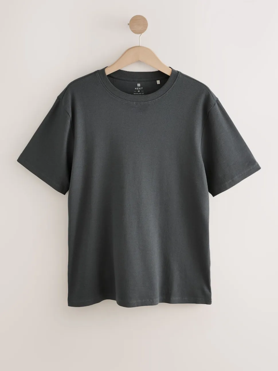 Slate Grey Signature Woven Striped Short Sleeve Pyjamas Set