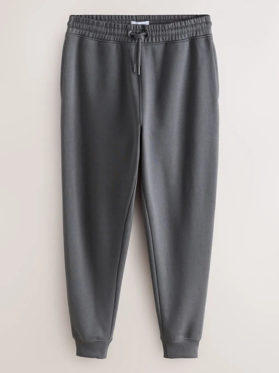 Slate Grey Slim Fit Slim Fit Brushback Heavyweight Joggers
