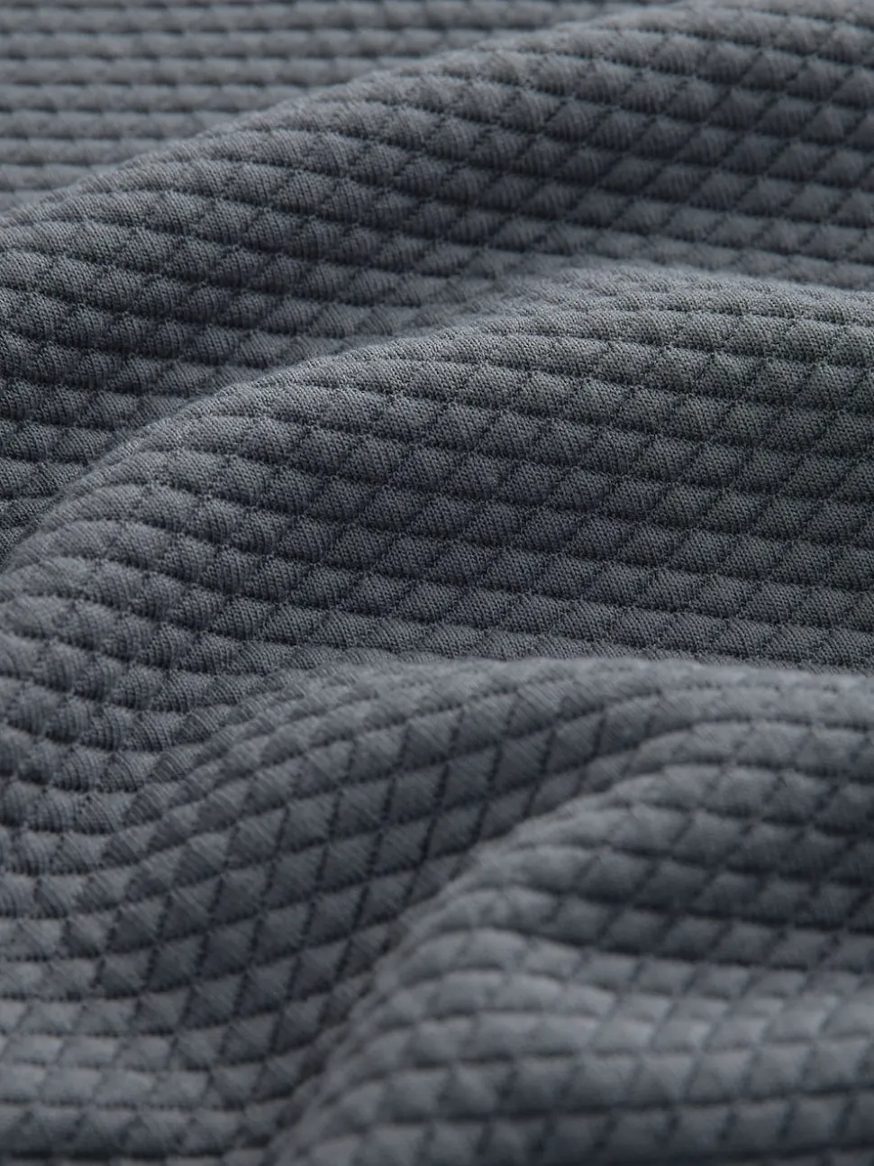 Slate Grey Textured Overhead Hoodie