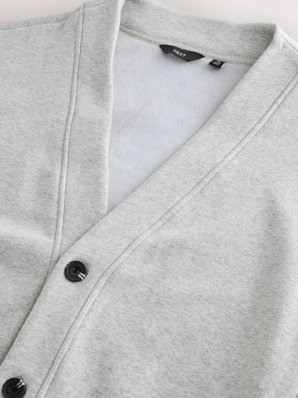 Slate Grey Velour Line Cardigan