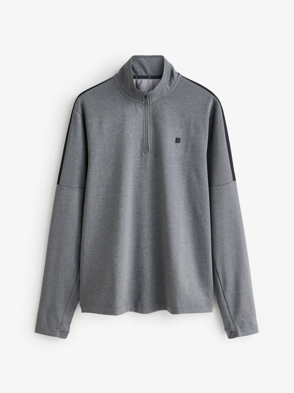 Slate Grey Zip Neck Active Training Top
