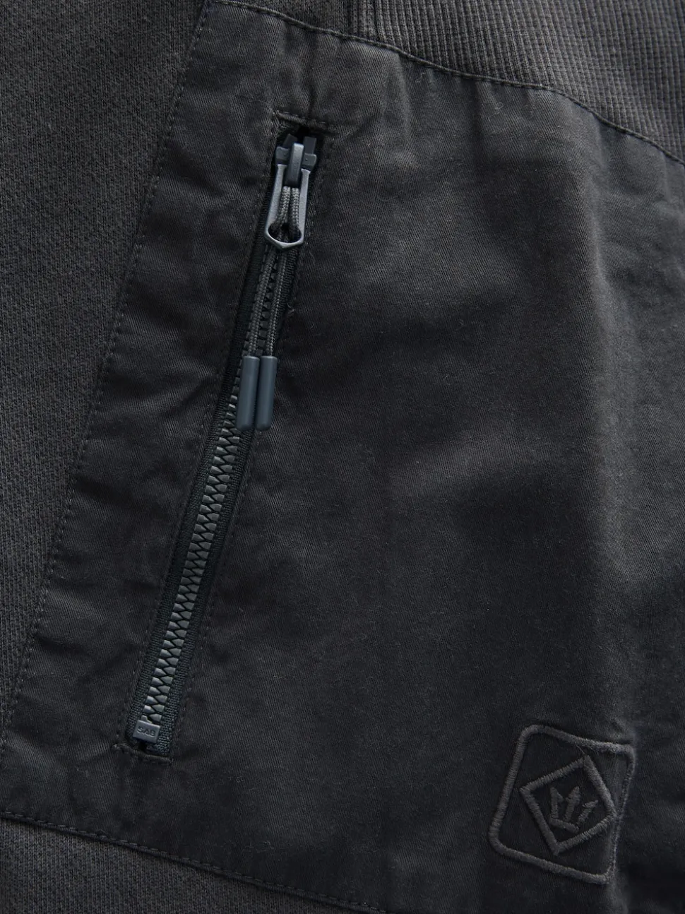 Slate Grey/Navy Blue Slim Fit Utility Brushback Heavyweight 2 Pack Cargo Joggers