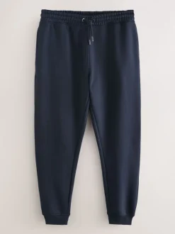 Slate Grey/Navy Blue Slim Fit Brushback Heavyweight 2 Pack Joggers