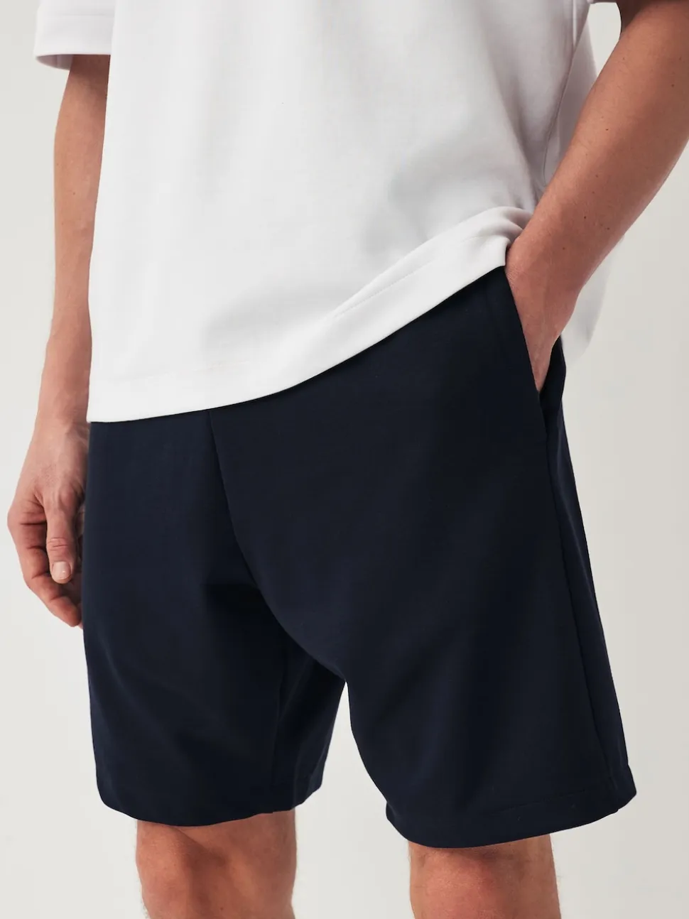 Slate/Navy Zip Pocket Jersey Shorts 2 Pack
