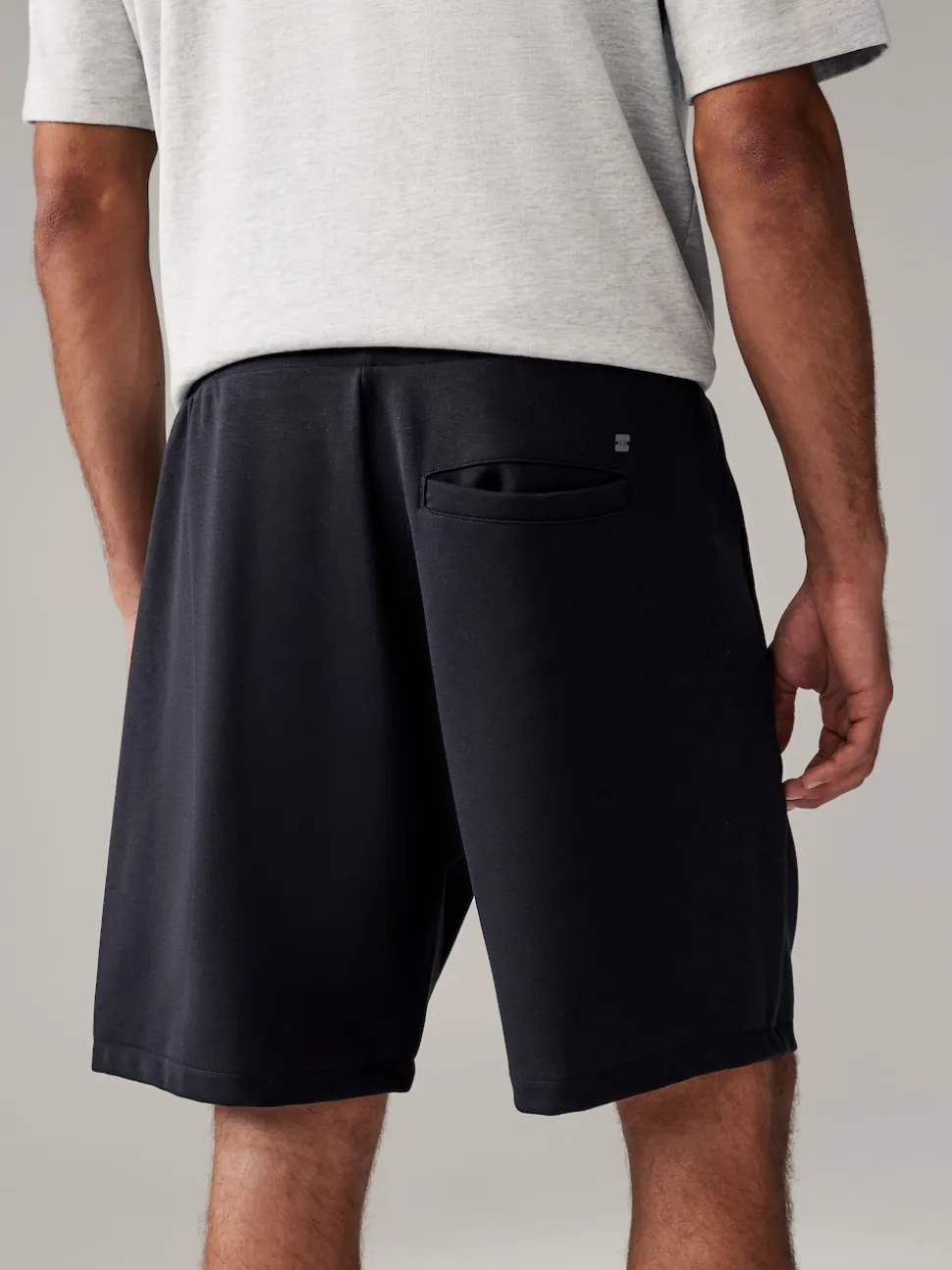 Slate/Navy Zip Pocket Jersey Shorts 2 Pack