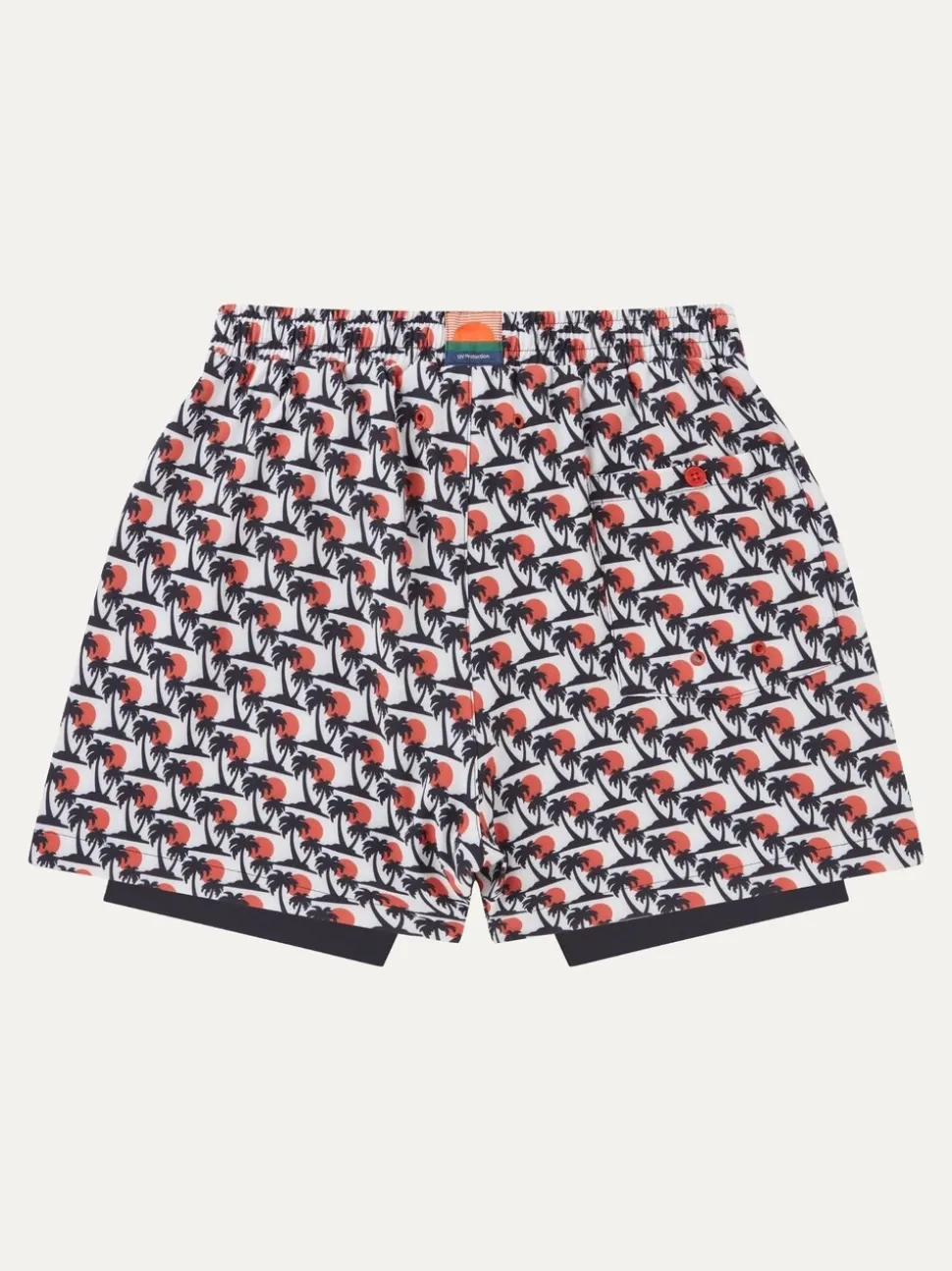 Southwood Quick Dry Fish Print Swim Shorts