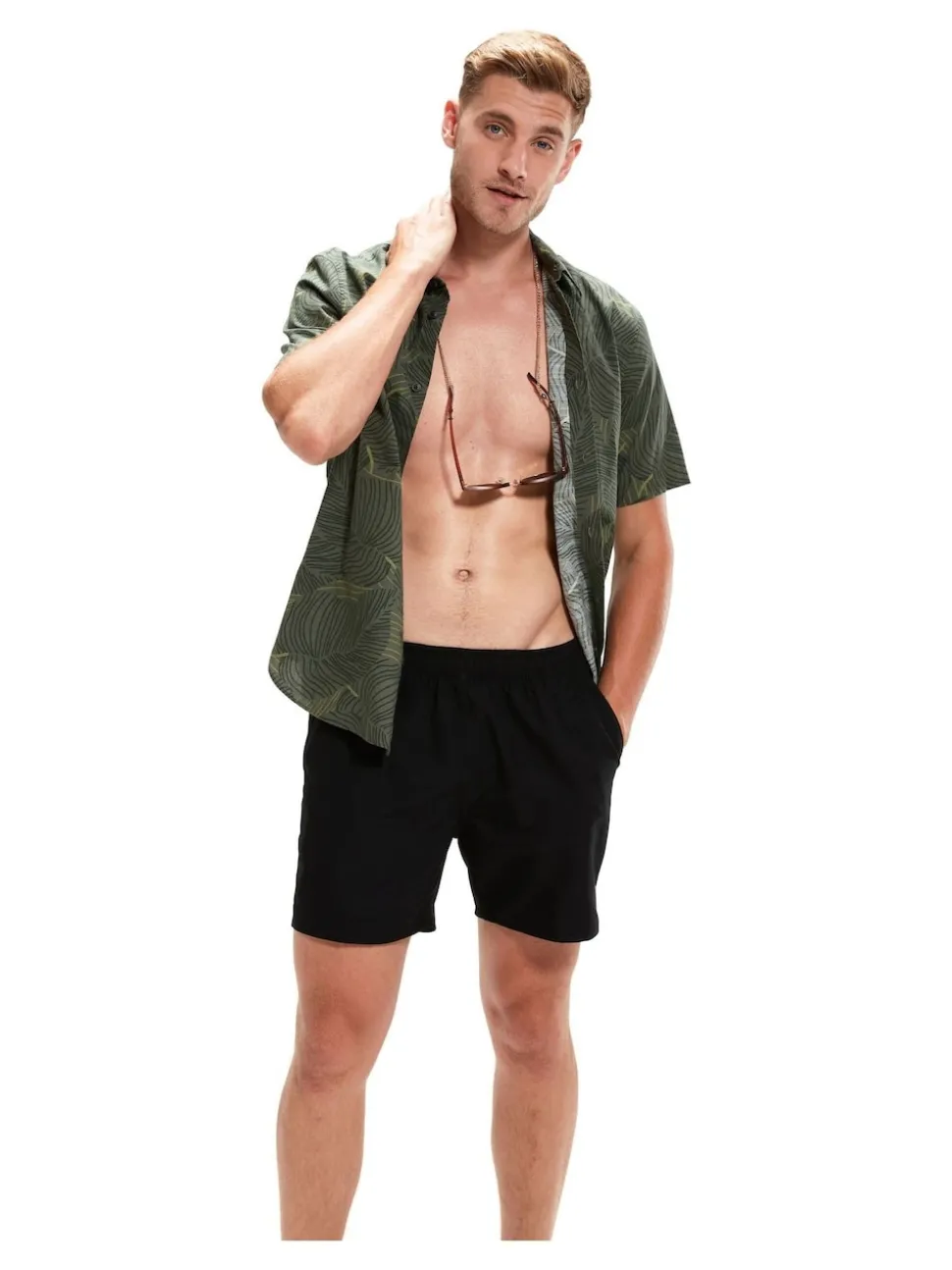 Speedo Black Mens Prime Leisure 16" Watershorts