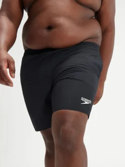Speedo Black Plus Size Essentials 16