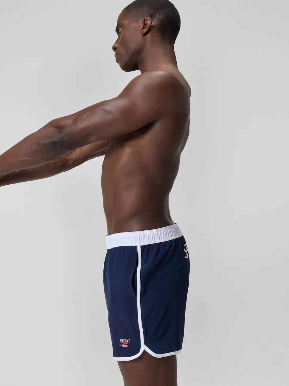 Speedo Blue Logo Volley 16" Swim Shorts