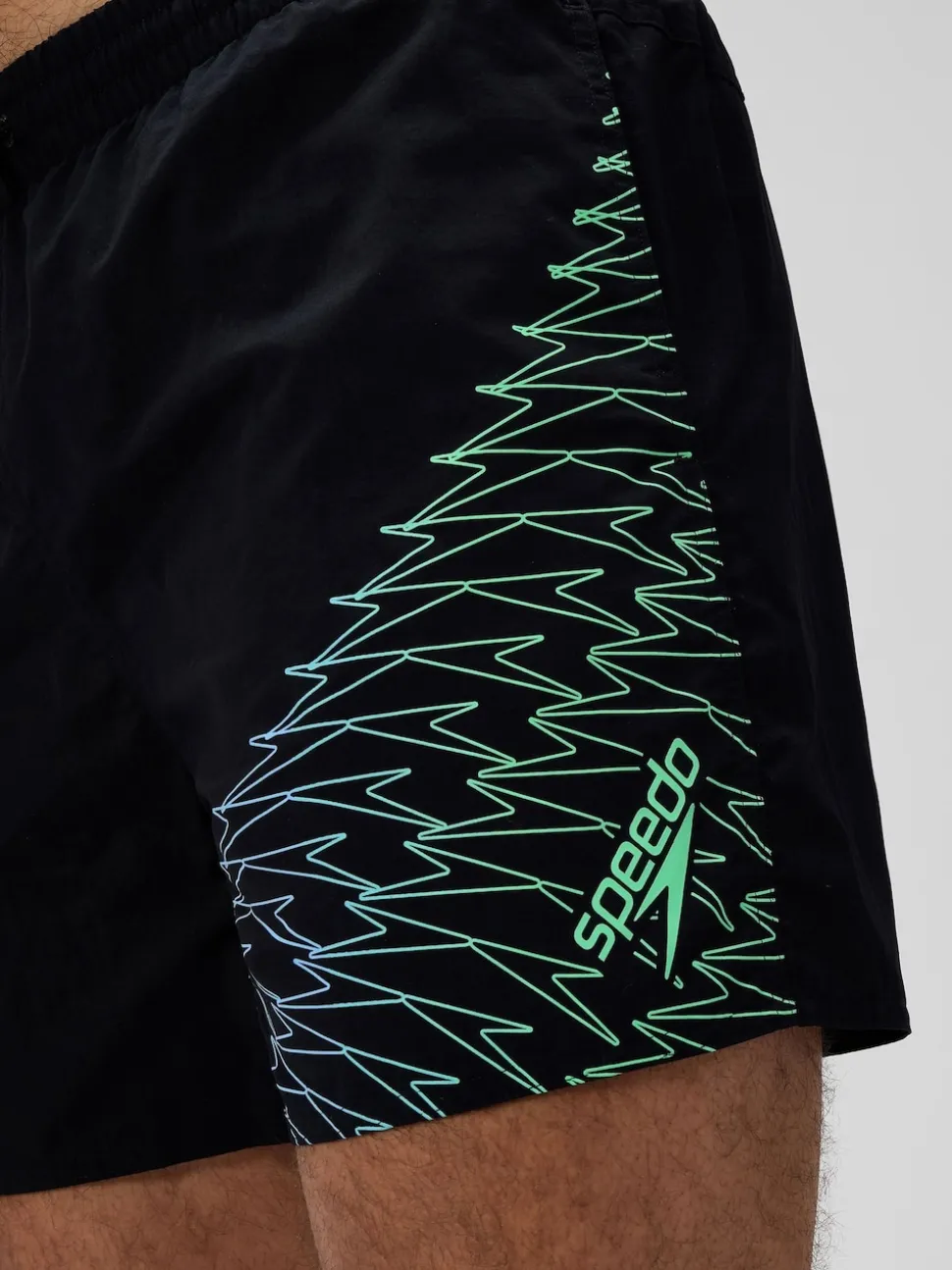 Speedo Green Medley Logo 16" Water Shorts
