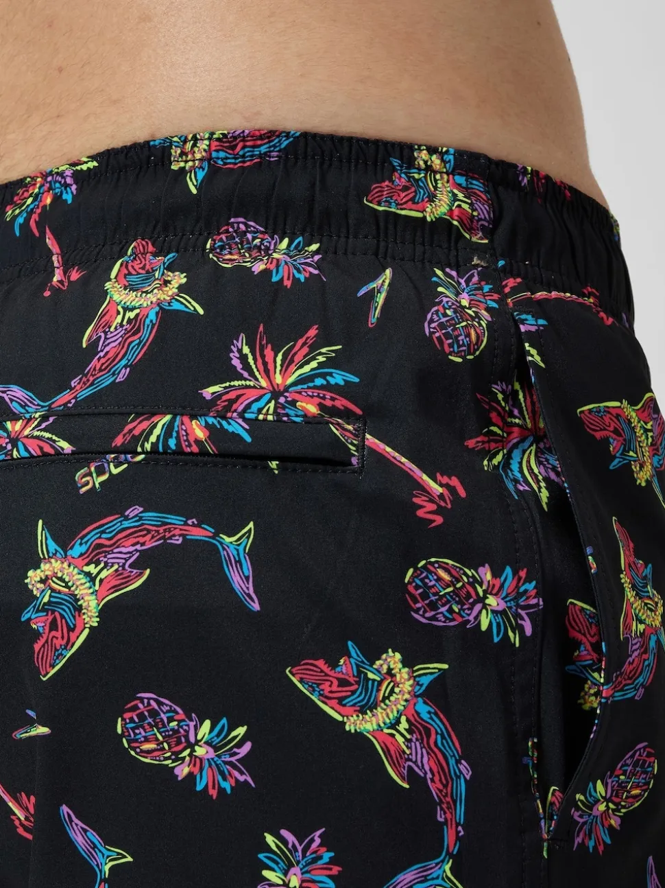 Speedo Orange Print Redondo Edge Volley 16" Shorts