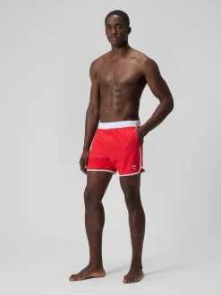 Speedo Red Logo Volley 16" Swim Shorts
