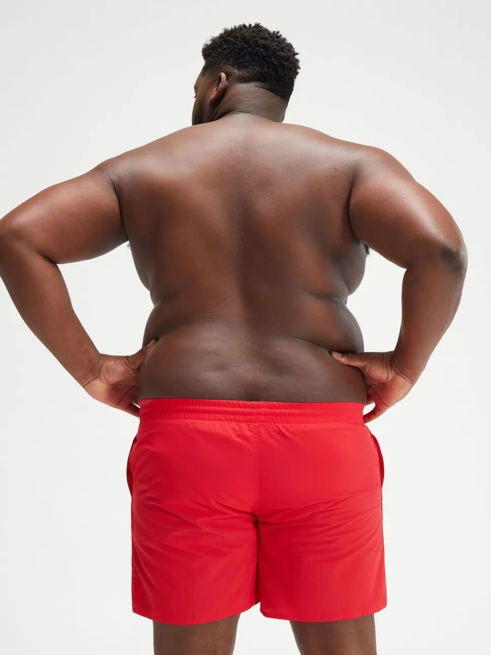 Speedo Red Plus Size Essentials 16" Shorts