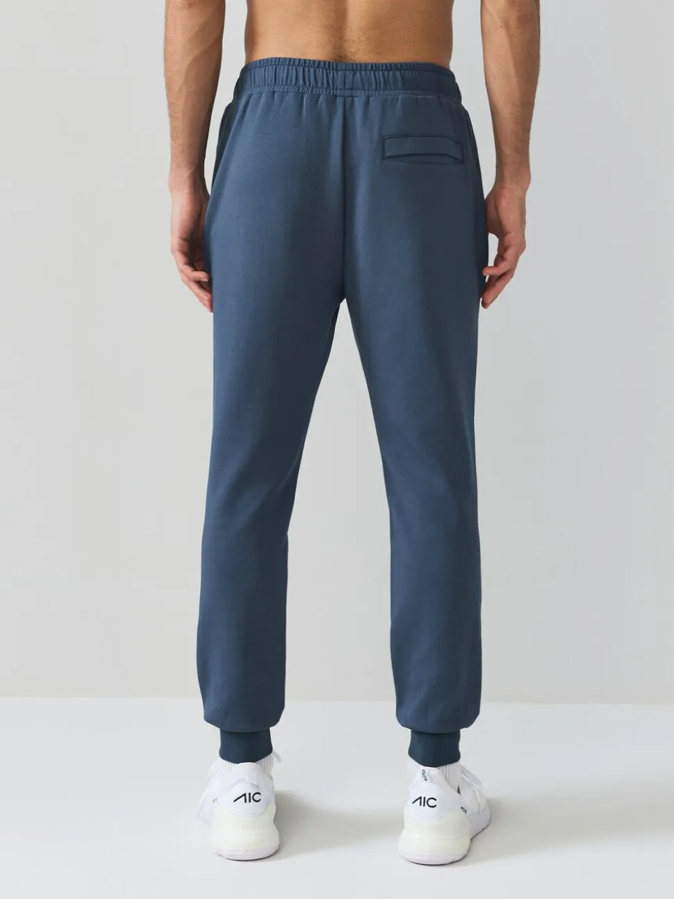 Steel Blue Signature Soft Touch Modal Slim Fit Cuffed Joggers