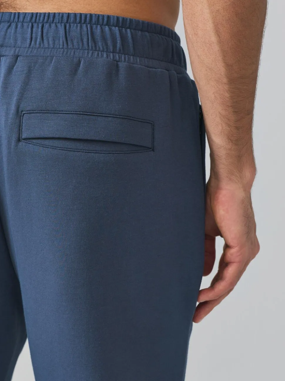 Steel Blue Signature Soft Touch Modal Slim Fit Cuffed Joggers