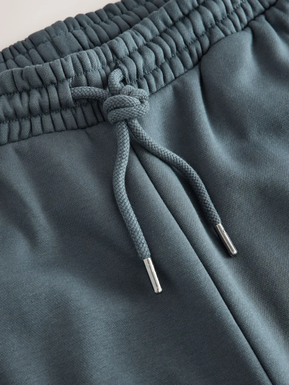 Steel Blue Straight Fit Brushback Heavyweight Joggers