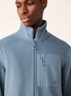 Steel Blue Utility Style Polar Fleece