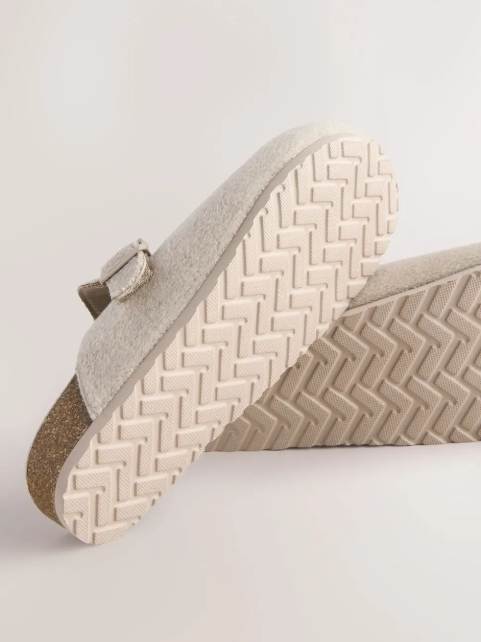 Stone Buckle Mule Slippers