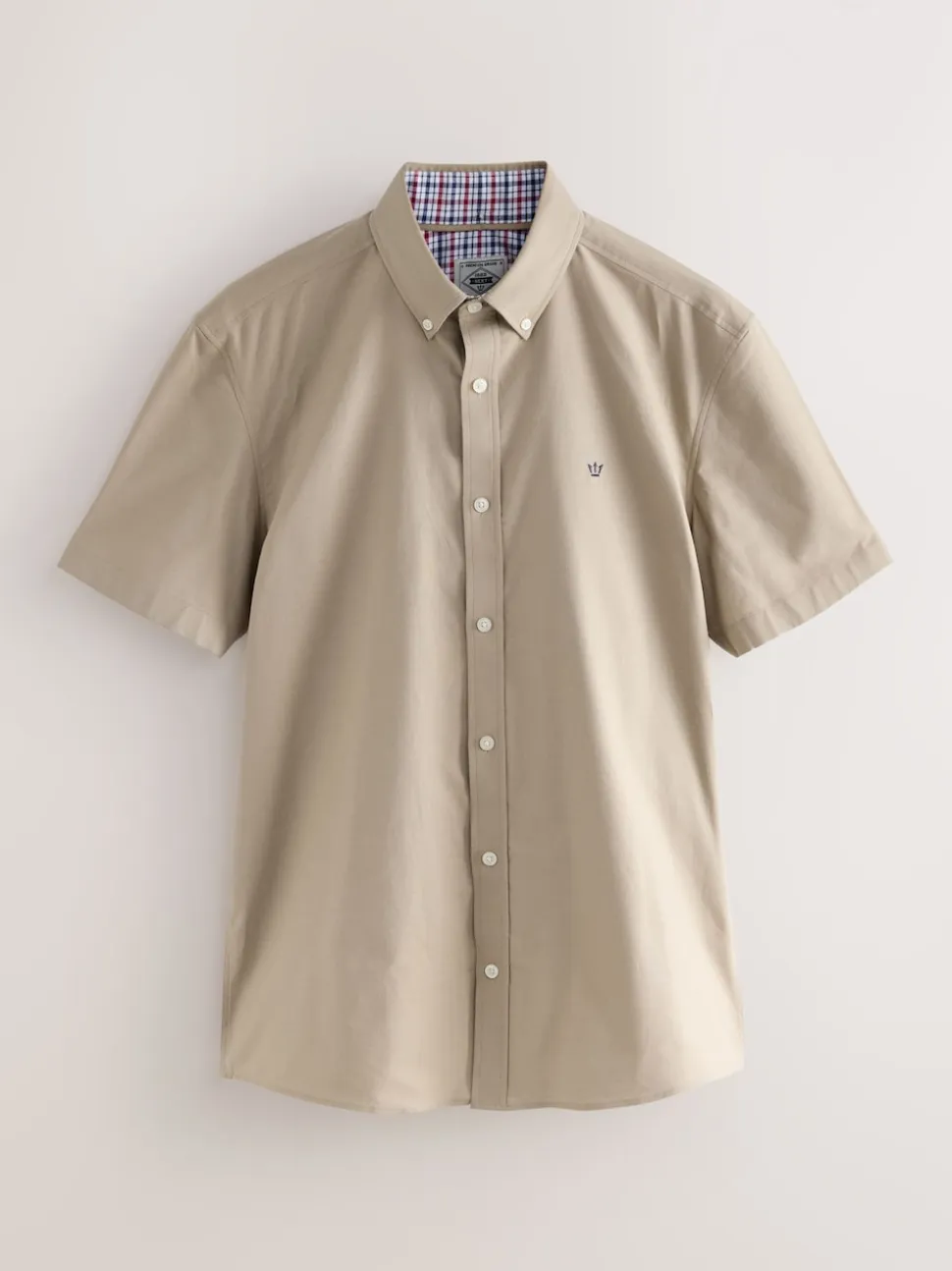 Stone Natural Stretch Oxford Short Sleeve Shirt
