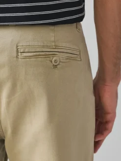 Stone Regular Tapered Fit Authentic Sunbleached Trousers