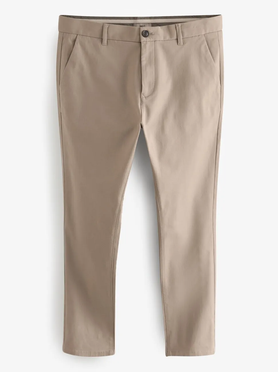 Stone Skinny Fit Stretch Chinos Trousers