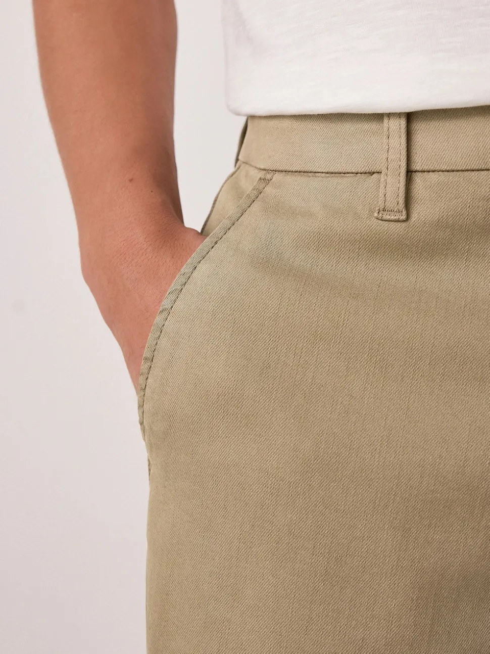 Stone Slim Fit Motionflex Chino Trousers