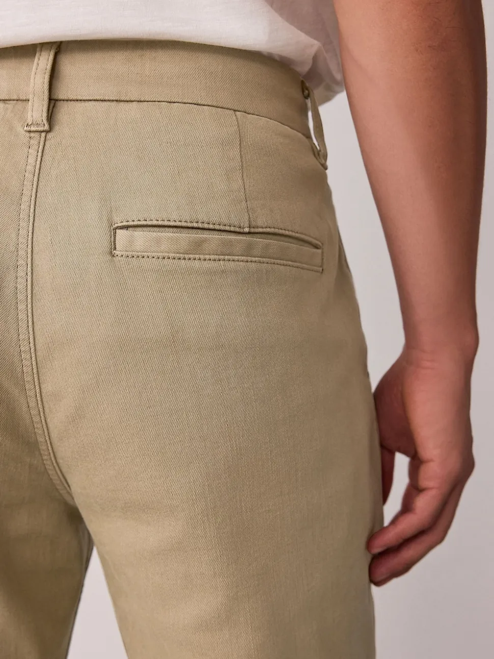 Stone Slim Fit Motionflex Chino Trousers