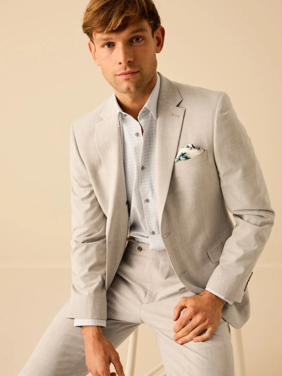 Stone Slim Fit Motionflex Stretch Suit Jacket