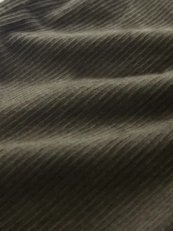 Stone Straight Fit Belted Corduroy Trousers