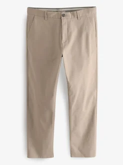 Stone Straight Fit Stretch Chinos Trousers