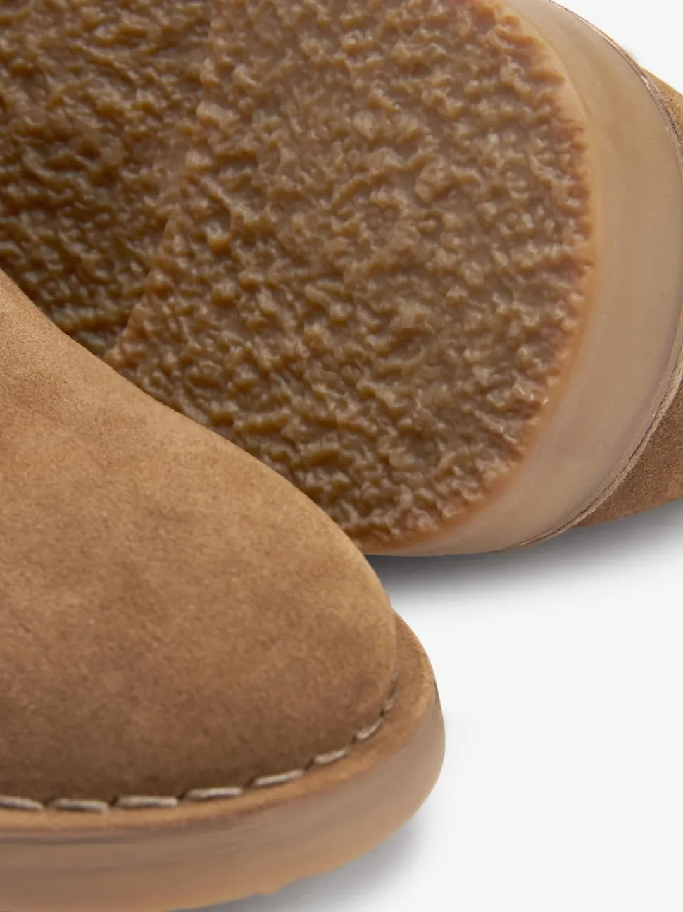 Stone Suede Desert Boots