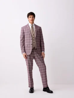 Stone Textured Suit Waistcoat