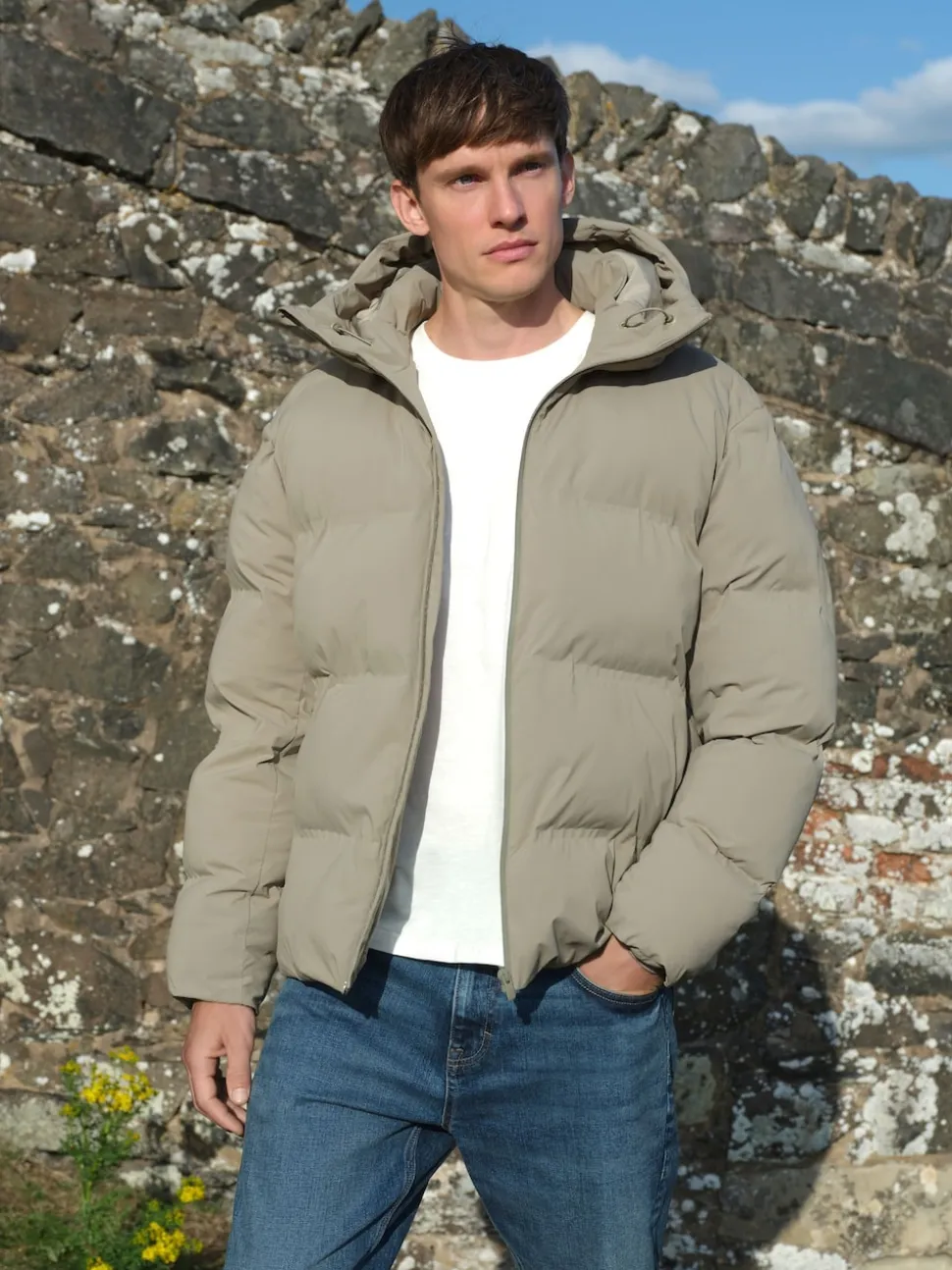 Stone ThermoGen Shower Resistant Puffer Jacket