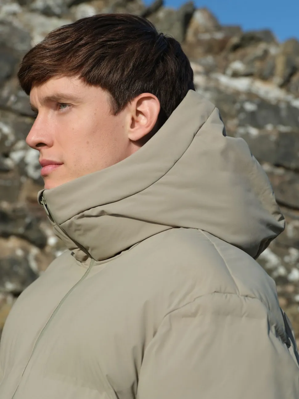 Stone ThermoGen Shower Resistant Puffer Jacket