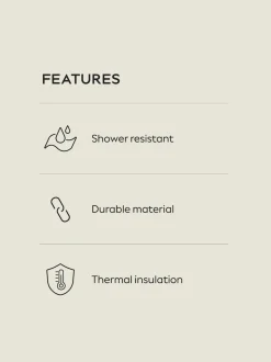 Stone ThermoGen Shower Resistant Wadded Jacket