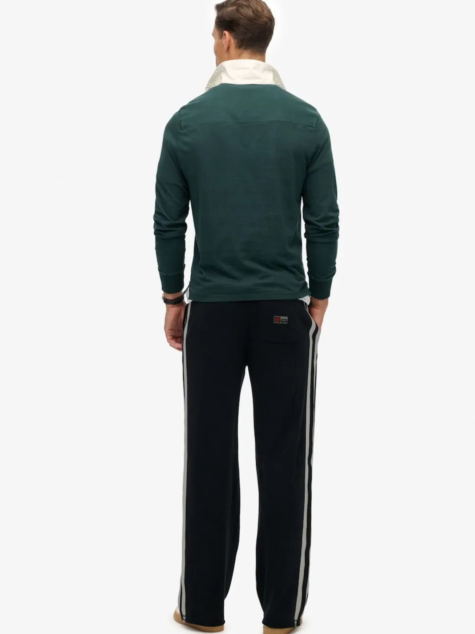 Superdry Black Athletic Fives Joggers