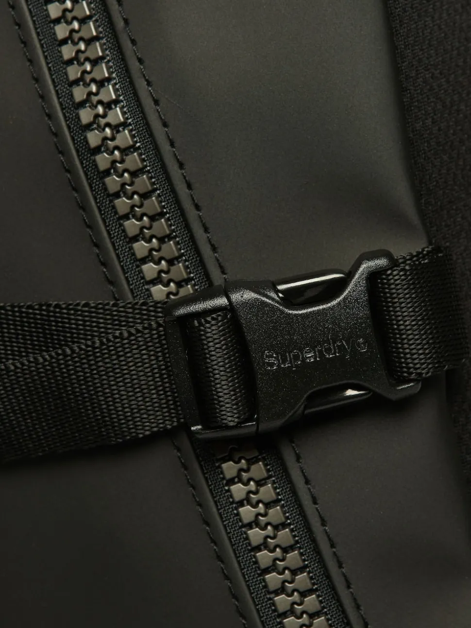 Superdry Black Tarp Rucksack