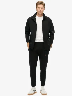 Superdry Black Tech Tapered Joggers