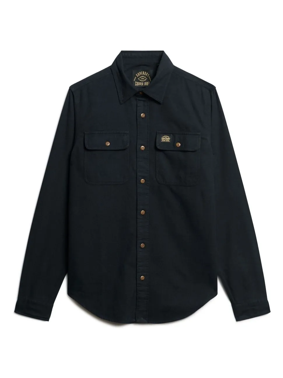 Superdry Black Trailsman Relaxed Fit Overshirt