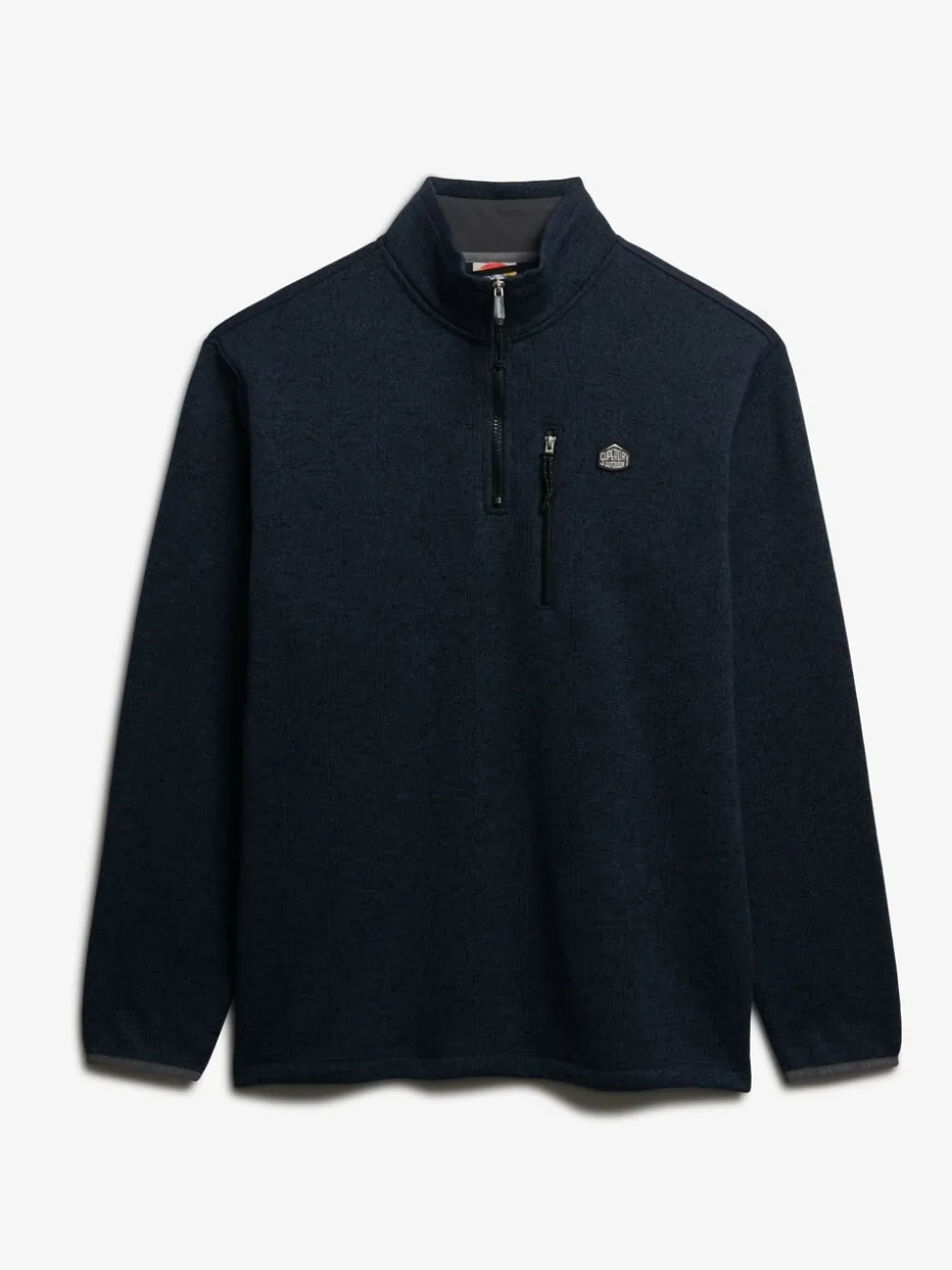 Superdry Blue Storm Fleece Half Zip Jumper