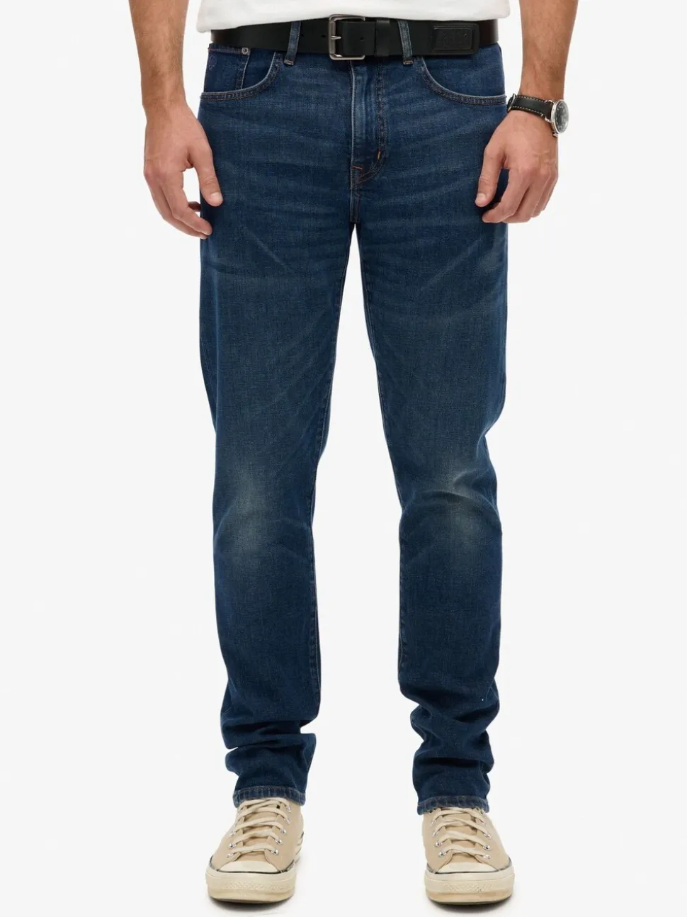Superdry Blue Vintage Slim Straight Jeans