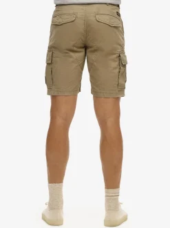 Superdry Brown Chrome Heavy Cargo 100% Cotton Shorts