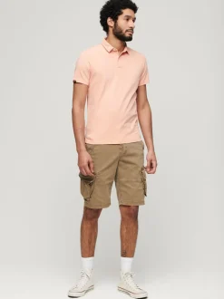Superdry Brown Core Cargo Relaxed Fit Shorts