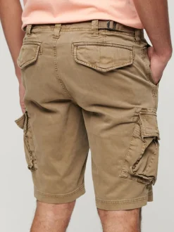 Superdry Brown Core Cargo Relaxed Fit Shorts