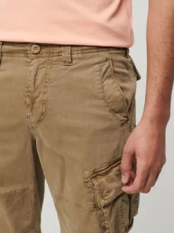 Superdry Brown Core Cargo Relaxed Fit Shorts