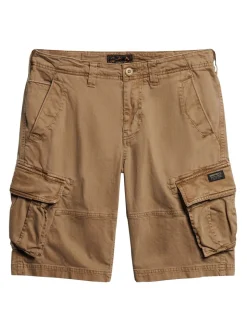 Superdry Brown Core Cargo Relaxed Fit Shorts