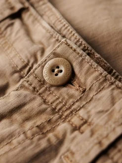Superdry Brown Core Cargo Relaxed Fit Shorts