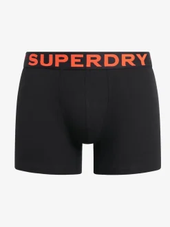 Superdry Chrome Black Boxers Triple Pack