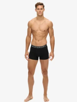Superdry Chrome Black Boxers Triple Pack
