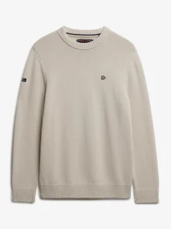 Superdry Cream Cotton Jumper